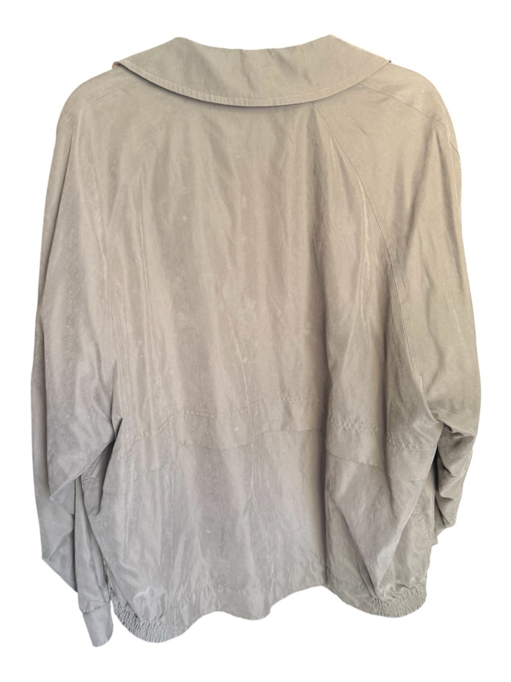 Burberry Beige Trench Jacket with Classic Check Accent - Picture 2 of 4